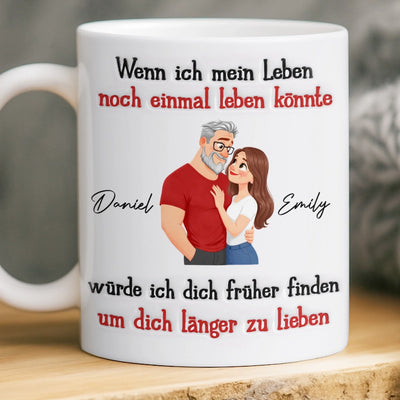 Personalisierte Tasse – Geschenk für Paar –  Für immer vereint