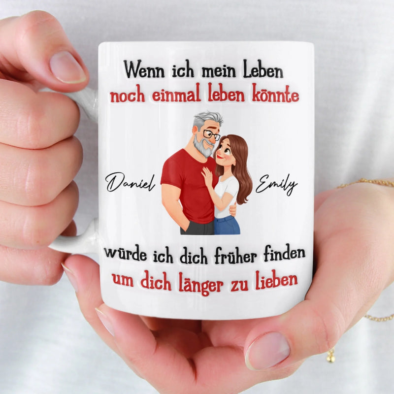 Personalisierte Tasse – Geschenk für Paar –  Für immer vereint