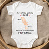 Personalisierte Babybody – Geschenk zum ersten Muttertag – In Mamas Armen