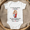 Personalisierte Babybody – Geschenk zum ersten Muttertag – Mein Herz gehört dir, Mama