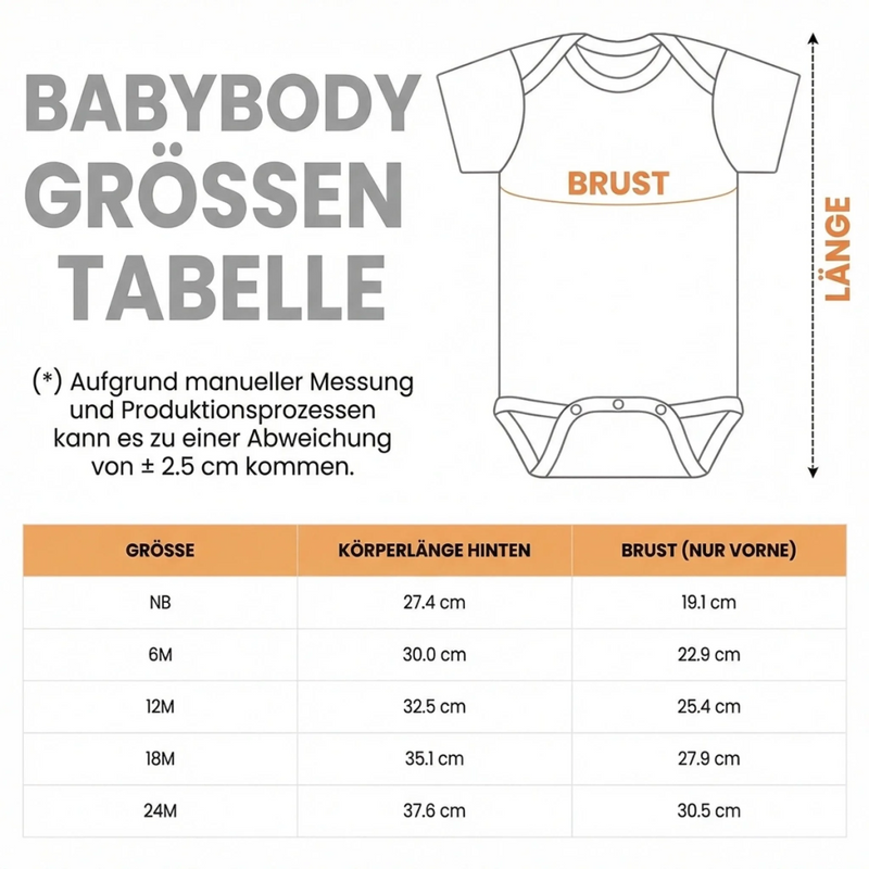Personalisierte Babybody – Geschenk zum ersten Muttertag – Für die beste Mama