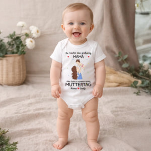 Personalisierte Babybody – Geschenk zum ersten Muttertag – Alles Gute zum ersten Muttertag