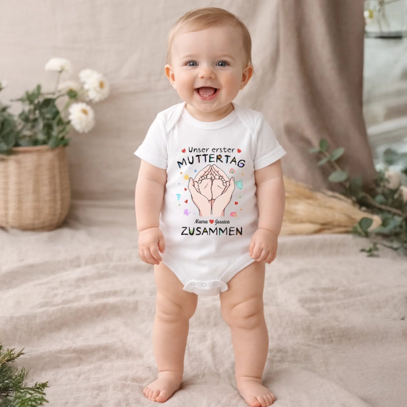Personalisierte Babybody – Geschenk zum ersten Muttertag – Für meine schöne Mama