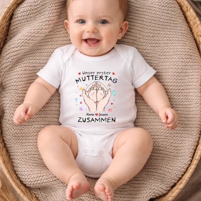 Personalisierte Babybody – Geschenk zum ersten Muttertag – Für meine schöne Mama