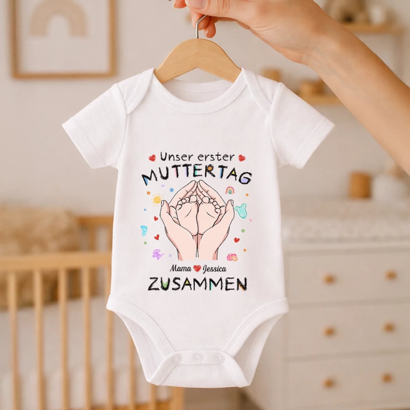 Personalisierte Babybody – Geschenk zum ersten Muttertag – Für meine schöne Mama