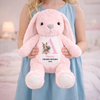 Personalisiertes Osterhase-Kuscheltier – Ostergeschenk für Babys – Der Osterhase ist da