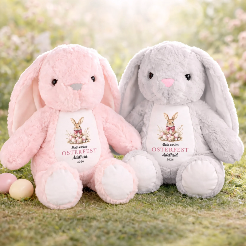 Personalisiertes Osterhase-Kuscheltier – Ostergeschenk für Babys – Das perfekte Ostergeschenk