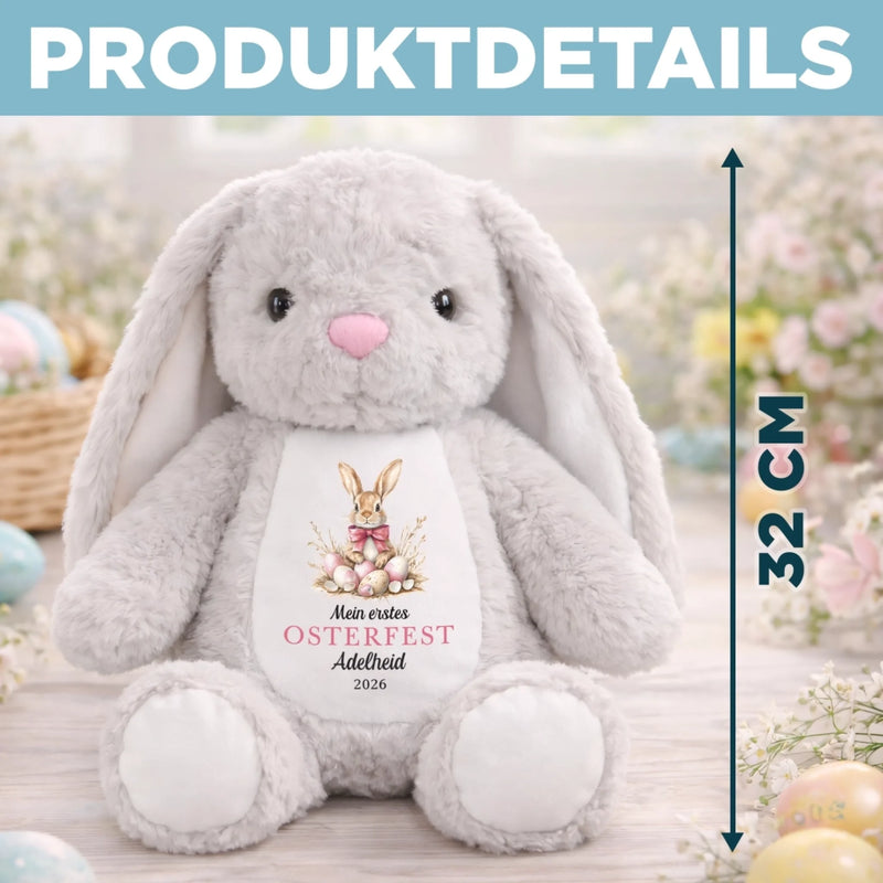 Personalisiertes Osterhase-Kuscheltier – Ostergeschenk für Babys – Das perfekte Ostergeschenk