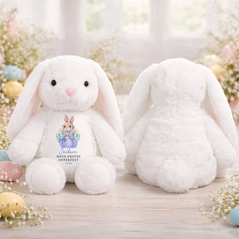 Personalisiertes Osterhase-Kuscheltier – Ostergeschenk für Babys – Die süßesten Kuschelpartner