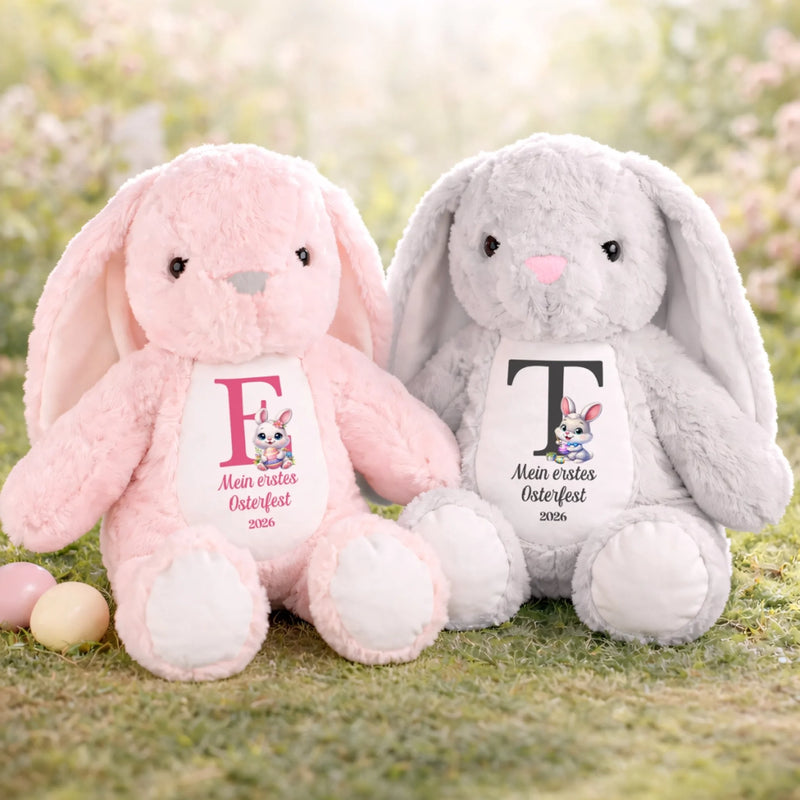 Personalisiertes Osterhase-Kuscheltier – Ostergeschenk für Babys – Ein Ostergeschenk voller Liebe