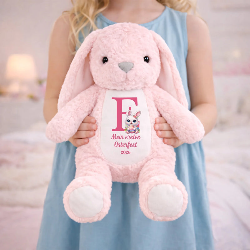 Personalisiertes Osterhase-Kuscheltier – Ostergeschenk für Babys – Ein Ostergeschenk voller Liebe