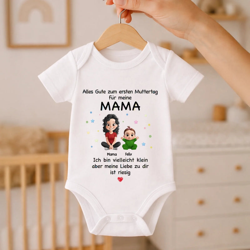 Personalisierte Babybody – Geschenk zum ersten Muttertag – Für die beste Mama der Welt
