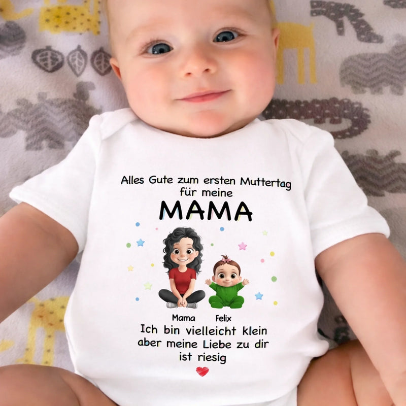 Personalisierte Babybody – Geschenk zum ersten Muttertag – Für die beste Mama der Welt