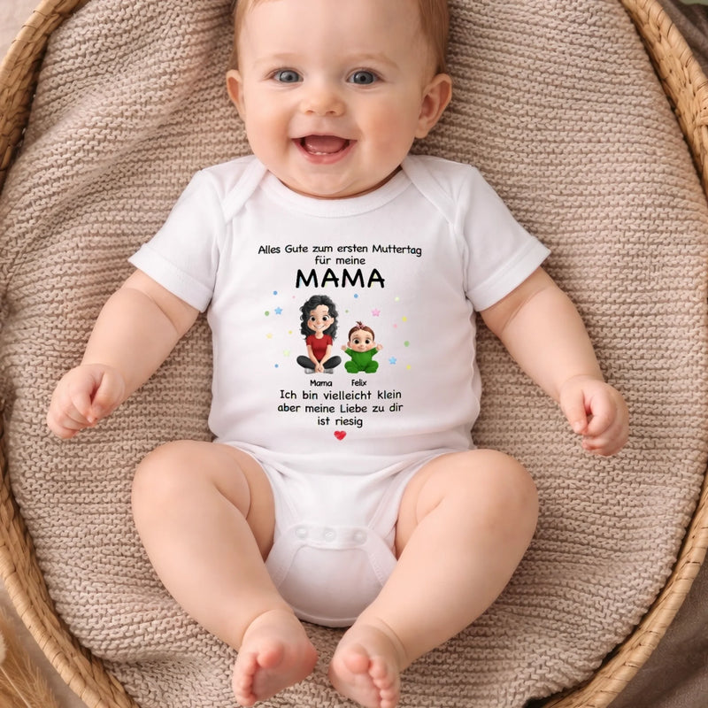 Personalisierte Babybody – Geschenk zum ersten Muttertag – Für die beste Mama der Welt