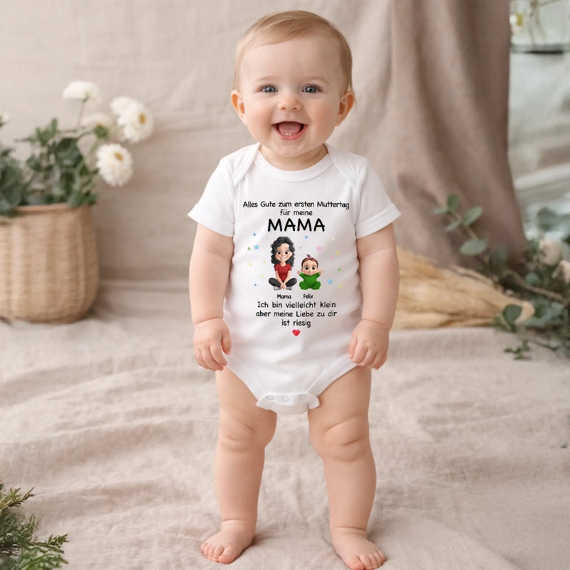 Personalisierte Babybody – Geschenk zum ersten Muttertag – Für die beste Mama der Welt