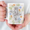 Personalisierte Tasse – Muttertagsgeschenk für Mama, Oma – Ein Herz für die Familie