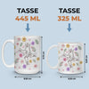 Personalisierte Tasse – Muttertagsgeschenk für Mama, Oma – Hände, die zusammenhalten