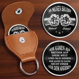 Personalisierter Taschenknuddler – Geschenk für Bruder – Brüder fürs Leben