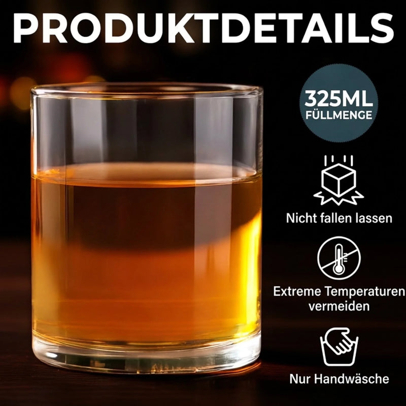 Personalisierte Whiskyglas – Geschenk für Bruder – Wir halten immer zusammen