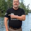 Personalisierter Unisex-T-Shirt mit Aufdruck auf dem Ärmel – Geschenk für Opa, Papa – Diese Opa gehört zu