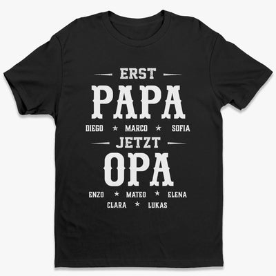 Personalisiertes Unisex-T-Shirt – Geschenk für Opa, Papa – Ein stolzes Erbe