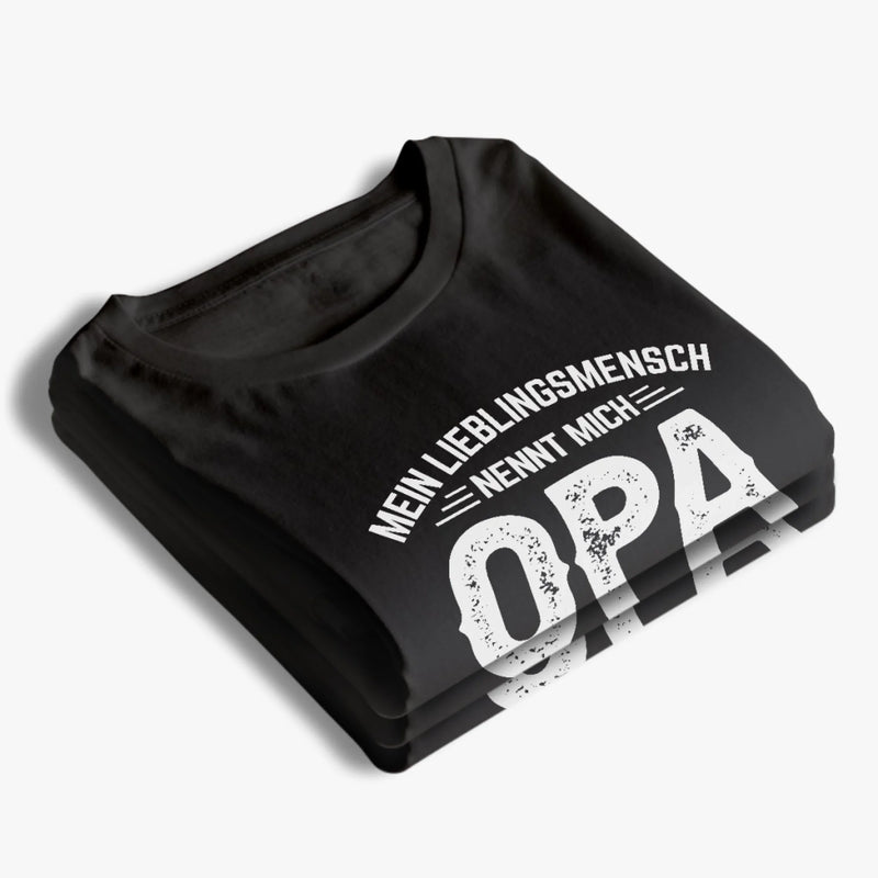 Personalisiertes Unisex-T-Shirt – Geschenk für Opa, Papa – Ein T-Shirt voller Liebe