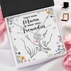 Personalisierte Liebesknoten-Halskette  – Geschenk für Mama, Tochter – Ewige Freundschaft, unendliche Liebe