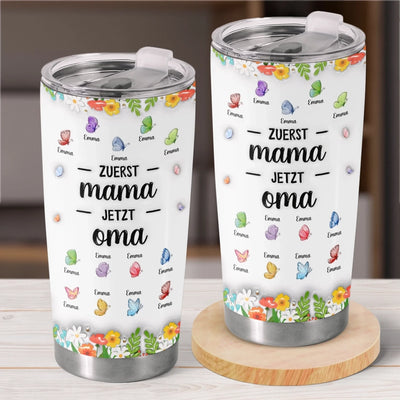 Personalisierter Becher  – Muttertagsgeschenk für Oma, Mama – Ich liebe dich, Oma