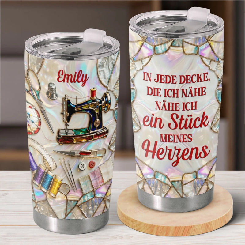 Personalisierter Thermobecher – Geschenk für Schneiderinnen – Die ich Nähe