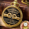 Personalisierte Taschenuhr – Geschenk für Bruder – Unzertrennlich