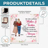 Personalisierte Liebesknoten-Halskette  – Geschenk für Mama, Tochter – Die Liebe zwischen Mutter und Tochter