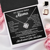 Personalisierte Liebesknoten-Halskette  – Muttertagsgeschenk für Mama, Oma - Mit all meiner Liebe