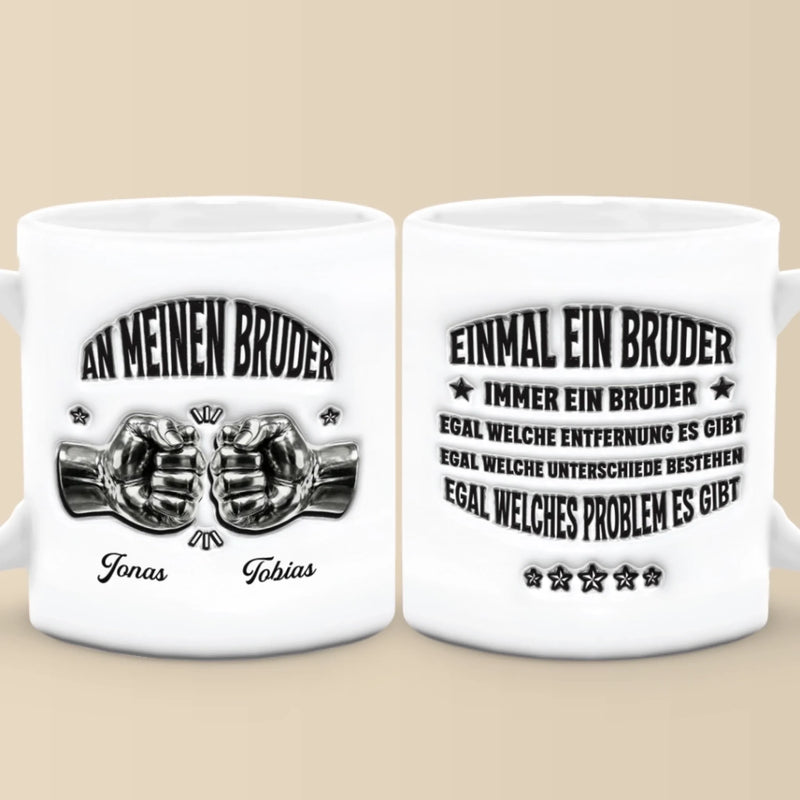 Personalisierte Tasse – Geschenk für Bruder – Brüder für immer