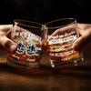Personalisierte Whiskyglas – Geschenk für Bruder – Immer ein Bruder