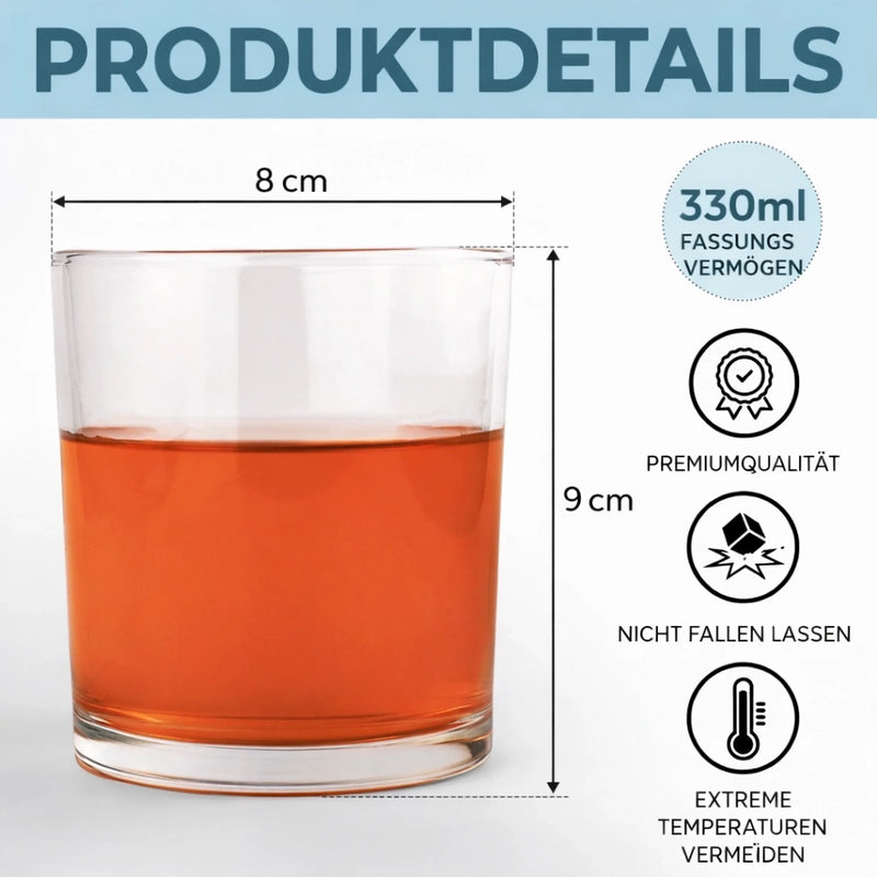 Personalisiertes Whiskyglas mit Boden- und Seiten-Gravur – Geschenk für Bruder – Mein Bruder fürs Leben