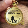 Personalisierte Taschenuhr – Geschenk für Sohn, Enkel – Für immer verbunden