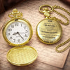 Personalisierte Taschenuhr – Geschenk für Sohn, Enkel – Immer an deiner Seite