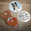 Personalisierter Taschenknuddler mit Foto – Tiergedenkgeschenk für Haustierbesitzer – Immer bei mir, niemals allein