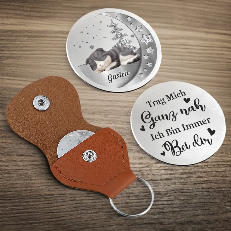 Personalisierter Taschenknuddler – Tiergedenkgeschenk für Haustierbesitzer – Für immer in meinem Herzen