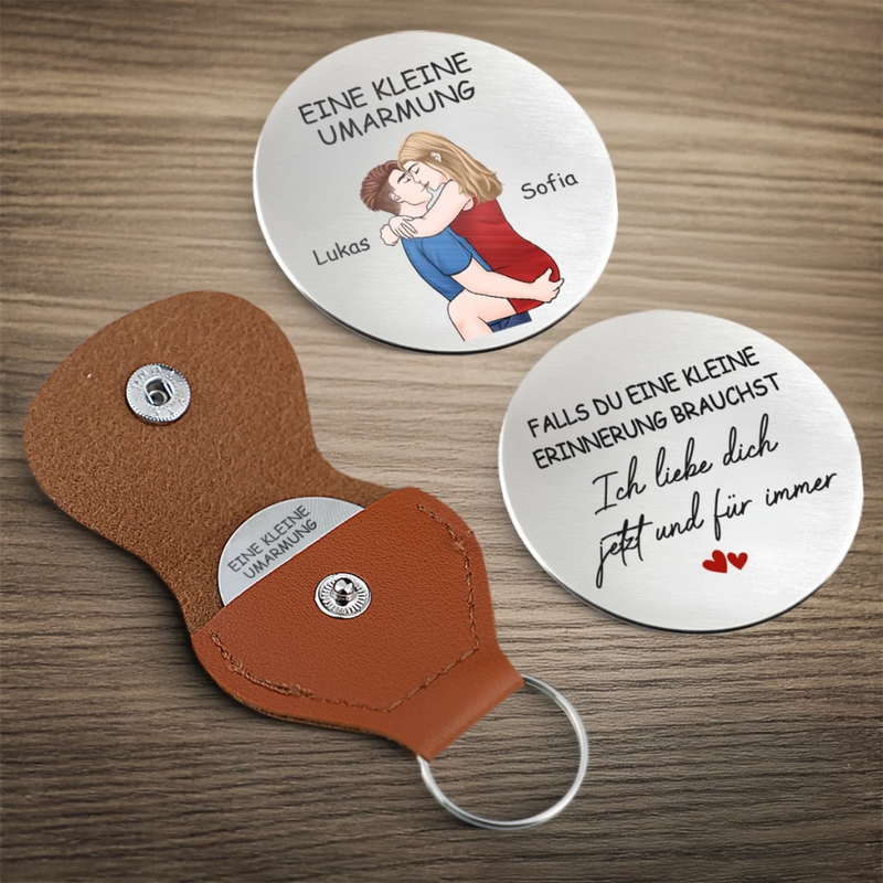 Personalisierter Taschenknuddler – Individuelle Jahrestags- und Hochzeitsgeschenke für Ehemann und Ehefrau, Ihn und Sie – Eine Liebe zum Behalten