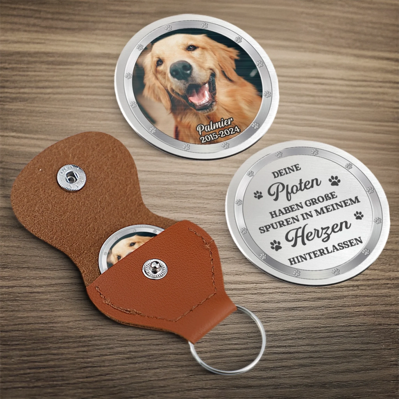 Personalisierter Taschenknuddler mit Foto – Tiergedenkgeschenk für Haustierbesitzer – Für all die schönen Erinnerungen