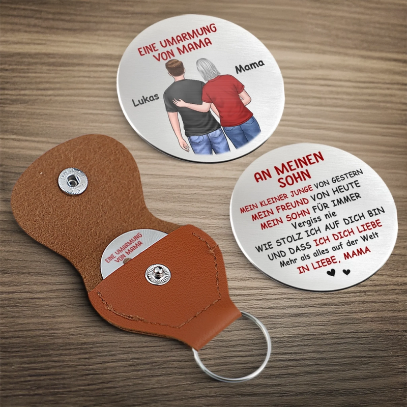 Personalisierter Taschenknuddler – Individuelle Geburtstagsgeschenke Für Mama, Sohn, Tochter – Die Bindung, Die Wir Teilen, Verblasst Nie