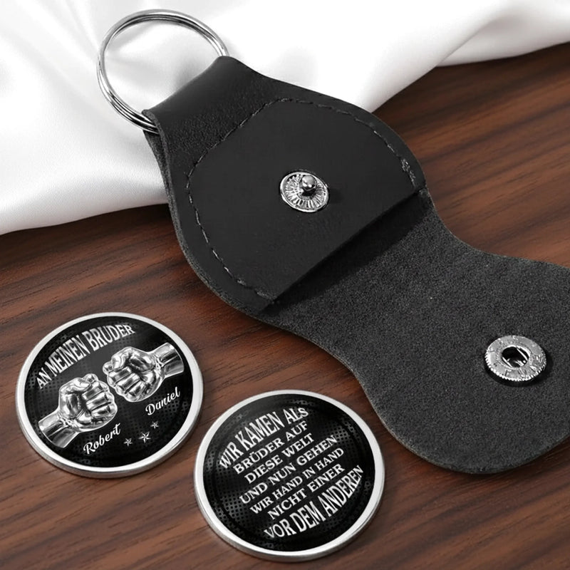 Personalisierter Taschenknuddler – Geschenk für Bruder – Brüder fürs Leben