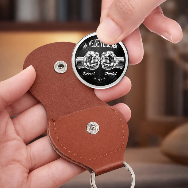 Personalisierter Taschenknuddler – Geschenk für Bruder – Brüder fürs Leben