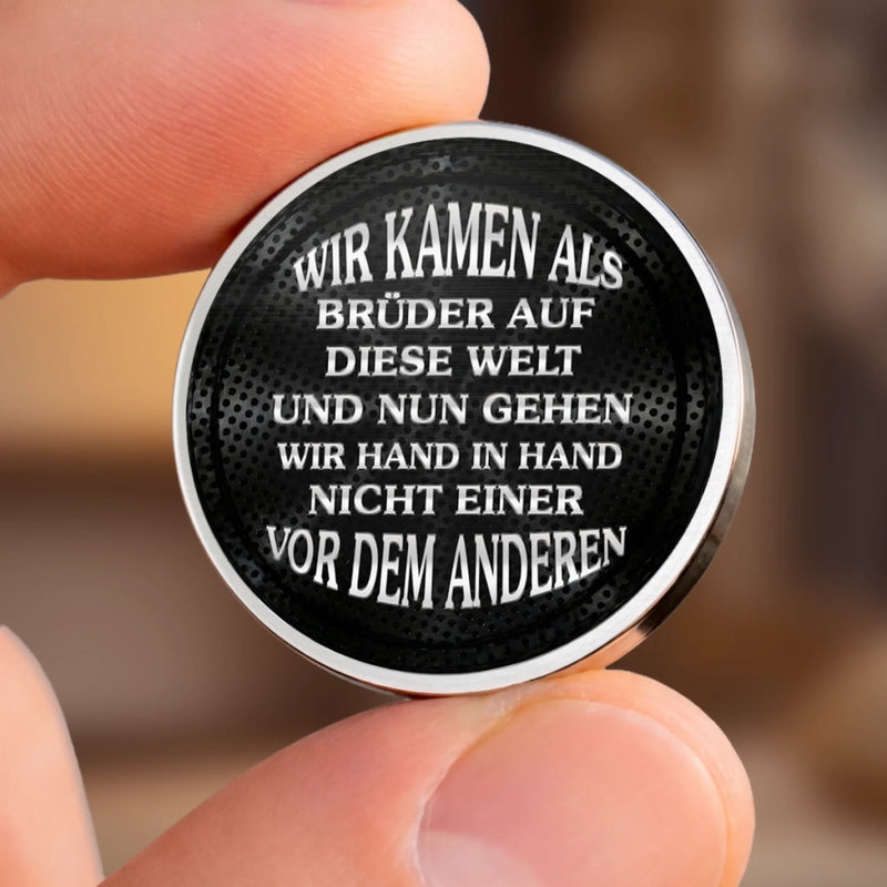 Personalisierter Taschenknuddler – Geschenk für Bruder – Brüder fürs Leben