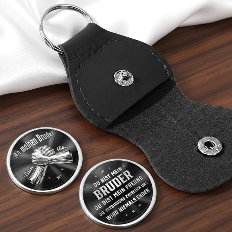 Personalisierter Taschenknuddler – Vatertagsgeschenk für Sohn, Bruder – Das sind die besten Erinnerungen