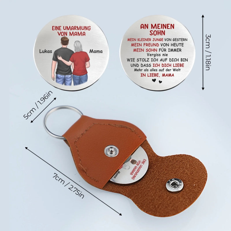 Personalisierter Taschenknuddler – Individuelle Geburtstagsgeschenke Für Mama, Sohn, Tochter – Die Bindung, Die Wir Teilen, Verblasst Nie