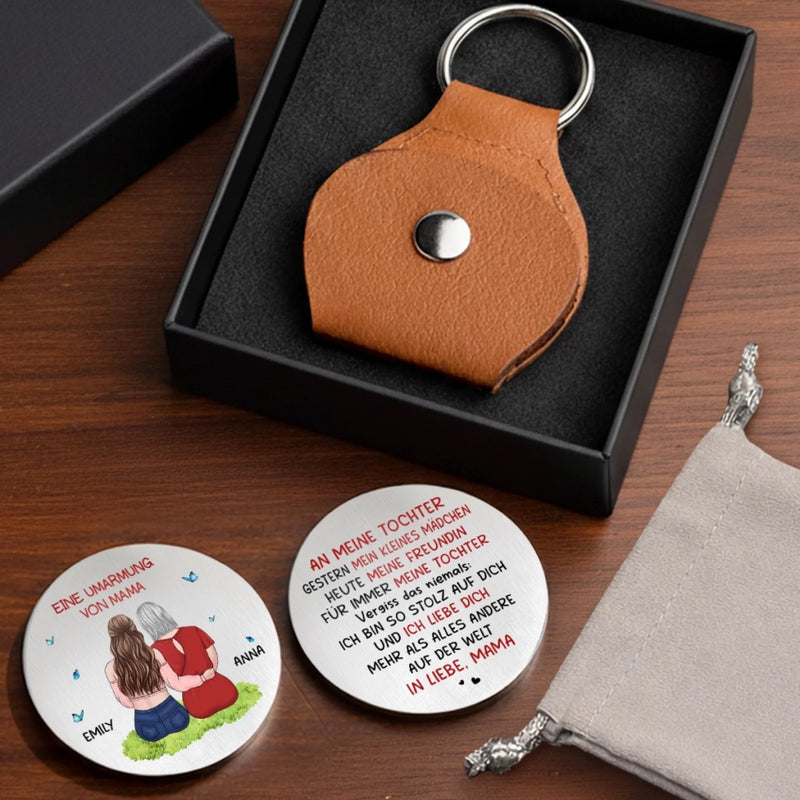 Personalisierter Taschenknuddler – Geschenk für  Tochter, Sohn – Ich bin so stolz auf dich