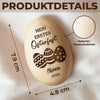 Personalisierter Eier-Shaker aus Holz – Ostergeschenk für Babys – Tradition in Holz