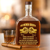 Personalisierte Whiskyflasche – Geschenk für Bruder – An meinen Bruder